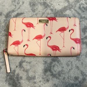 Kate spade flamingo wallet